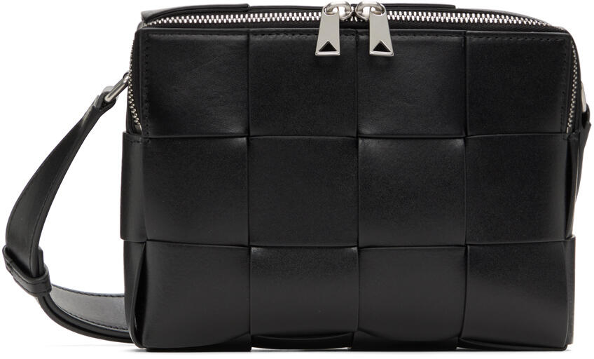 Bottega Veneta Black Cassette Camera Bag Cover