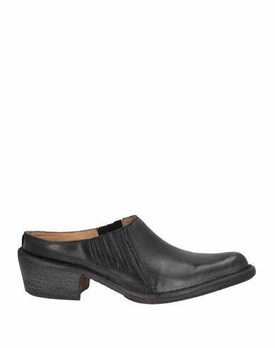 Moma Woman Mules & Clogs Black Leather Cover