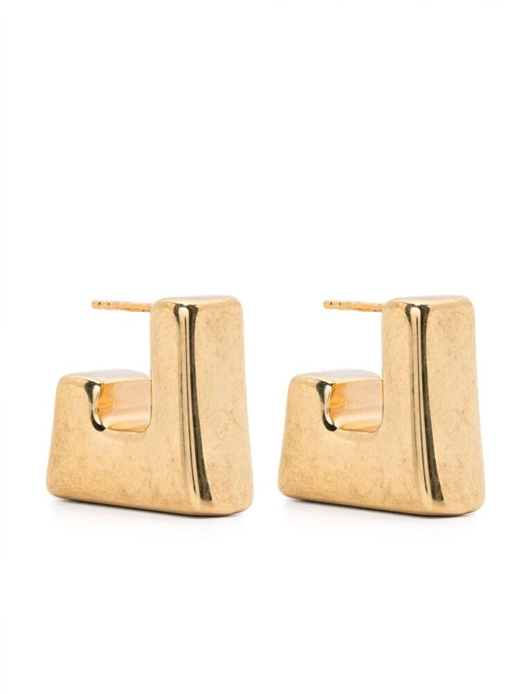 Panconesi Cubo polished earrings - Gold Cover