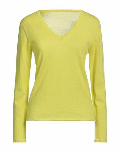 Majestic Filatures Woman Sweater Acid green Cashmere Cover