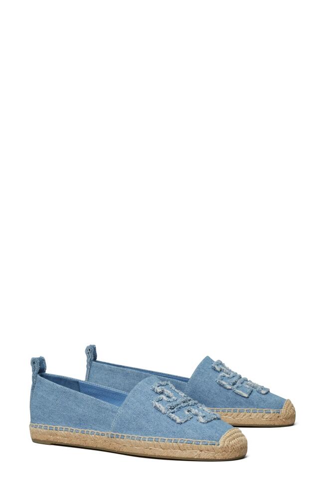 Tory Burch Double T Espadrille Flat in Denim Cover