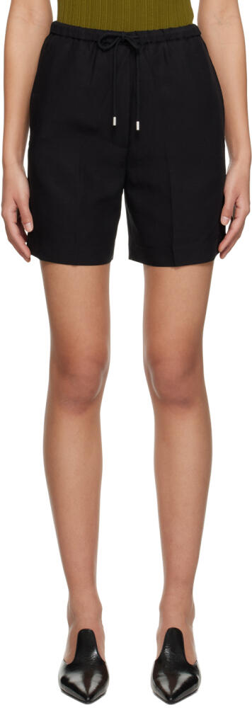 TOTEME Black Drawstring Shorts Cover