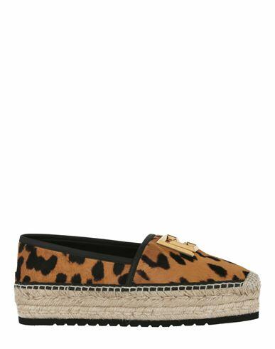 Balmain Alex Leopard Espadrilles Woman Espadrilles Multicolored Lambskin Cover