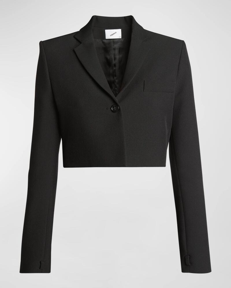 Coperni Single-Breasted Crop Tailored Jacket Cover