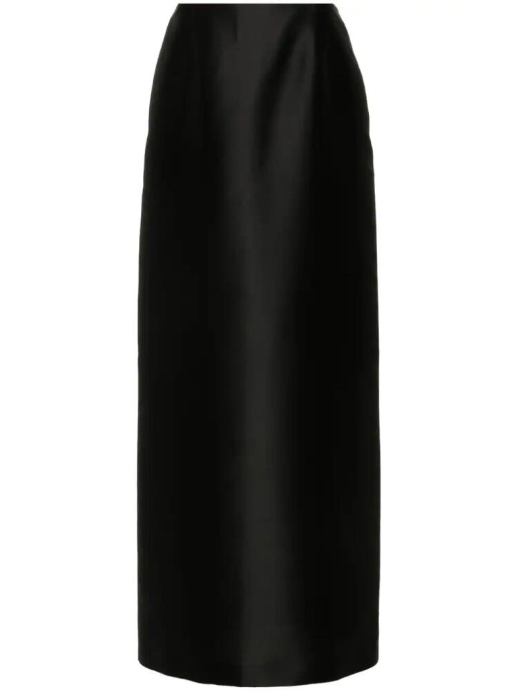 Alberta Ferretti satin maxi skirt - Black Cover