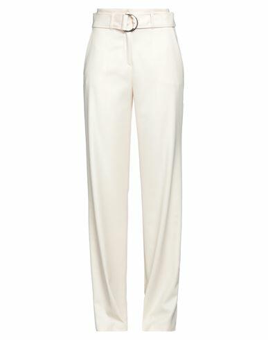 Nenette Woman Pants Ivory Polyester, Viscose, Elastane Cover