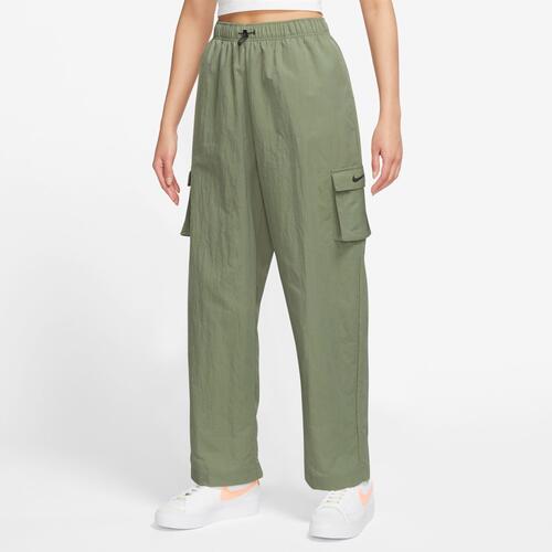 Nike Essential Woven HR Cargo Pants - Womens Black/Green Cover