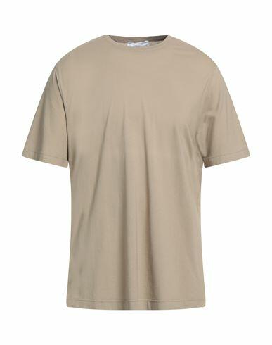 Filippo De Laurentiis Man T-shirt Beige Cotton Cover