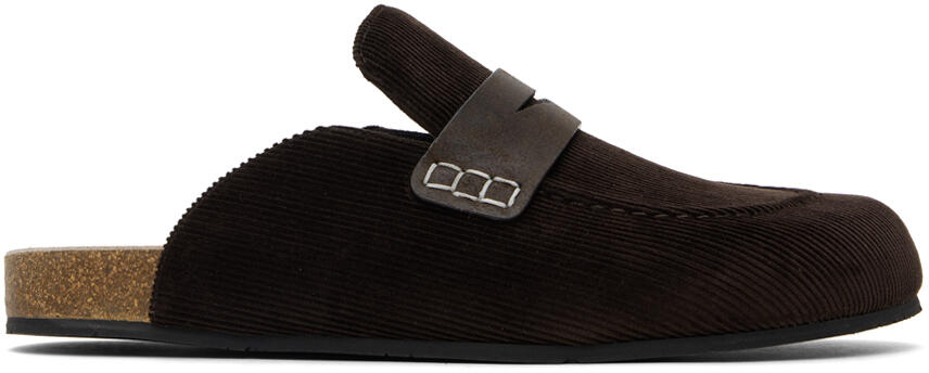 JW Anderson Brown Corduroy Mules Cover