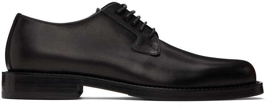 Dries Van Noten Black Leather Derbys Cover