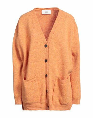 Solotre Woman Cardigan Orange Wool Cover