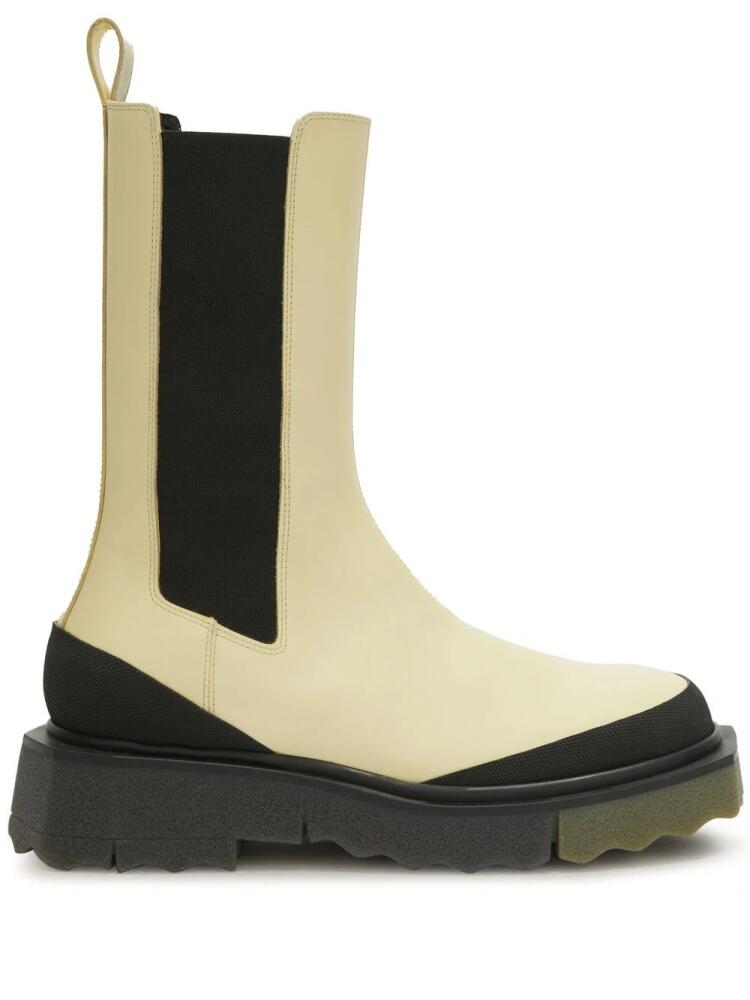 Off-White sponge-effect sole Chelsea boots - Neutrals Cover