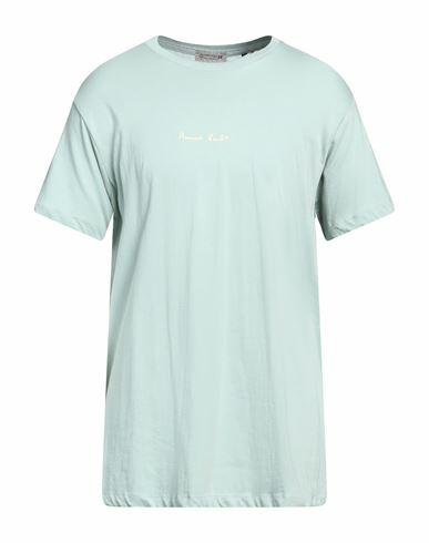 Daniele Alessandrini Homme Man T-shirt Light green Cotton Cover