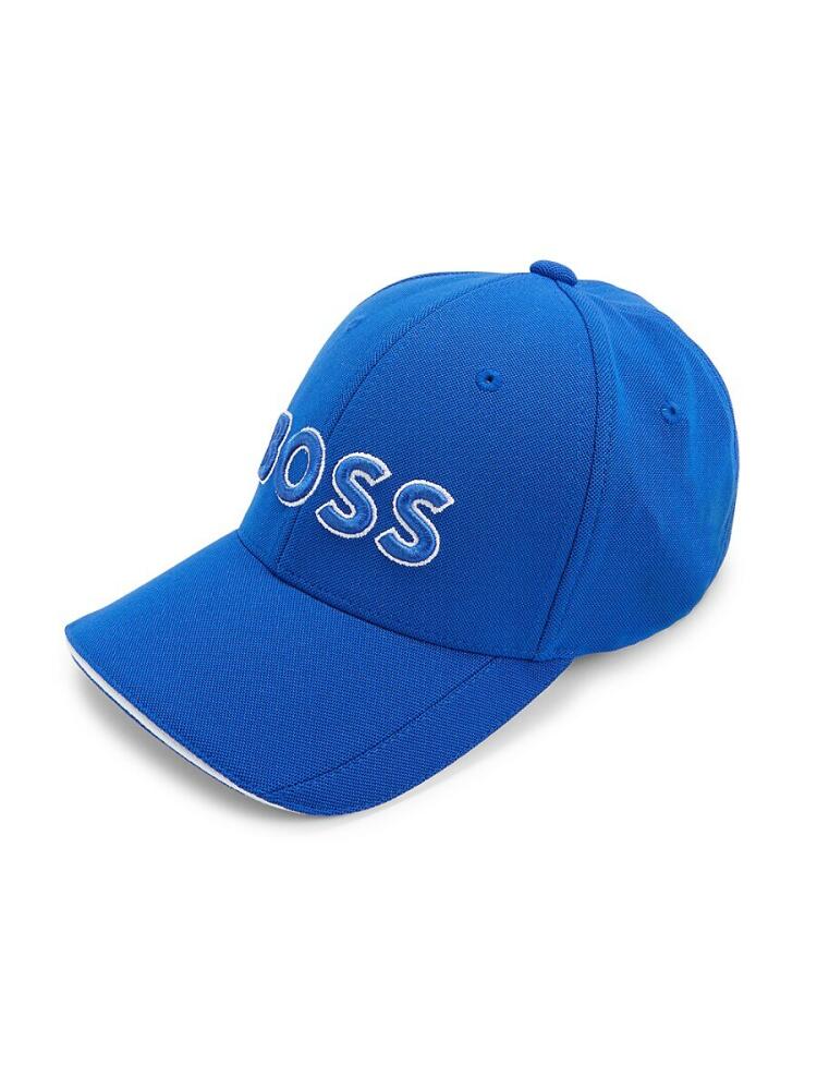 BOSS Men's Logo Baseball Cap - Medium Blue Cover