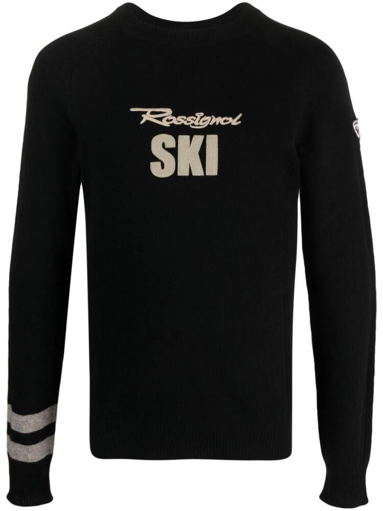 Rossignol Signature logo-embroidered sweater - Black Cover