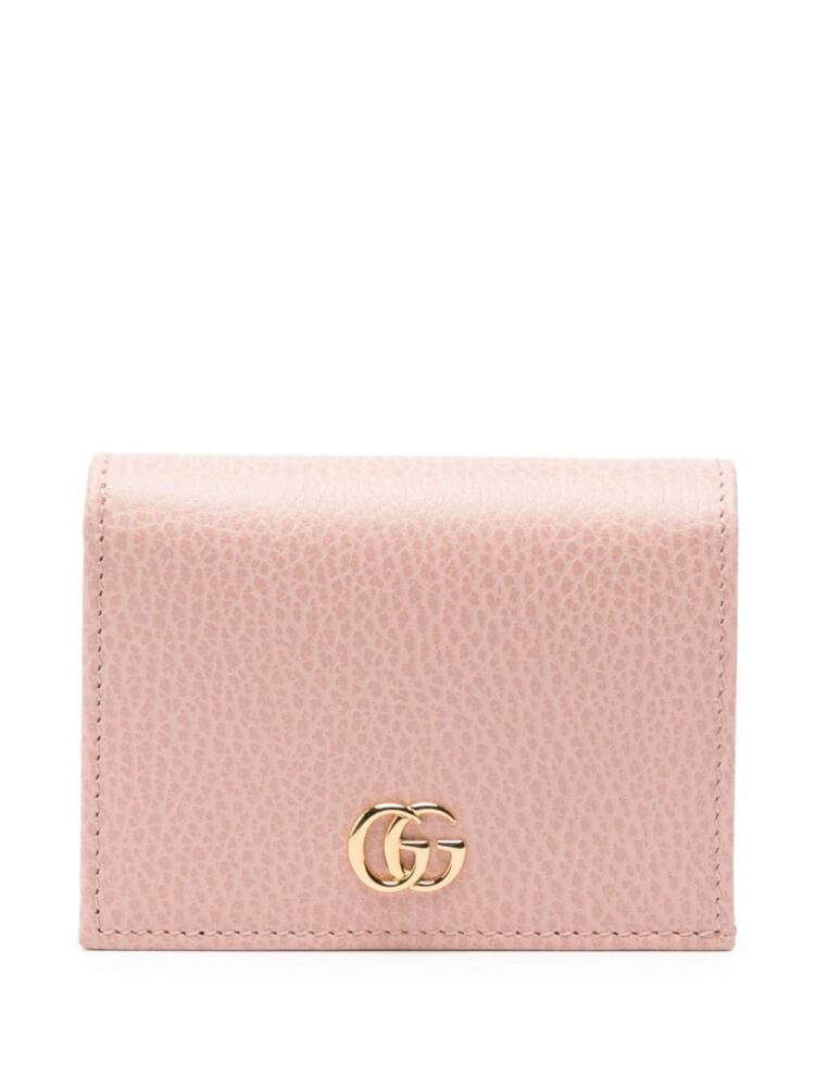 Gucci Double G leather wallet - Pink Cover