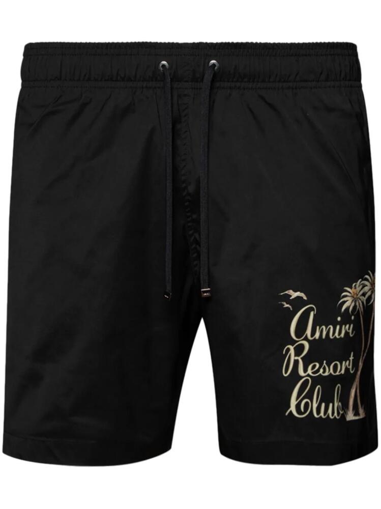 AMIRI Resort Club swim shorts - Black Cover