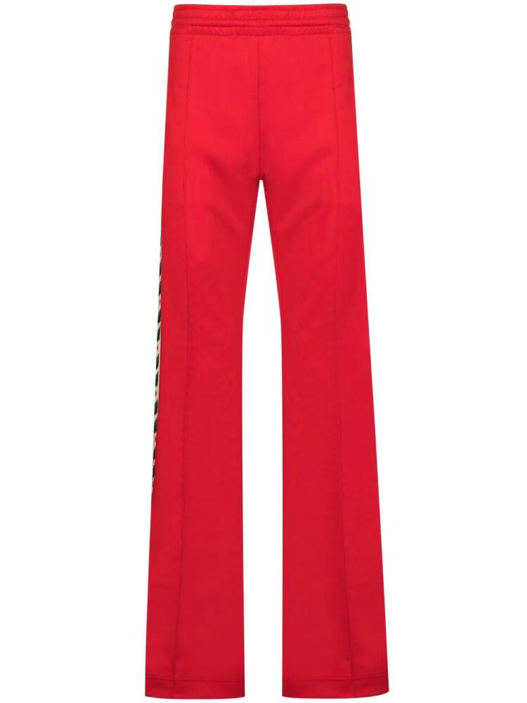 Casablanca laurel-trim track pants - Red Cover