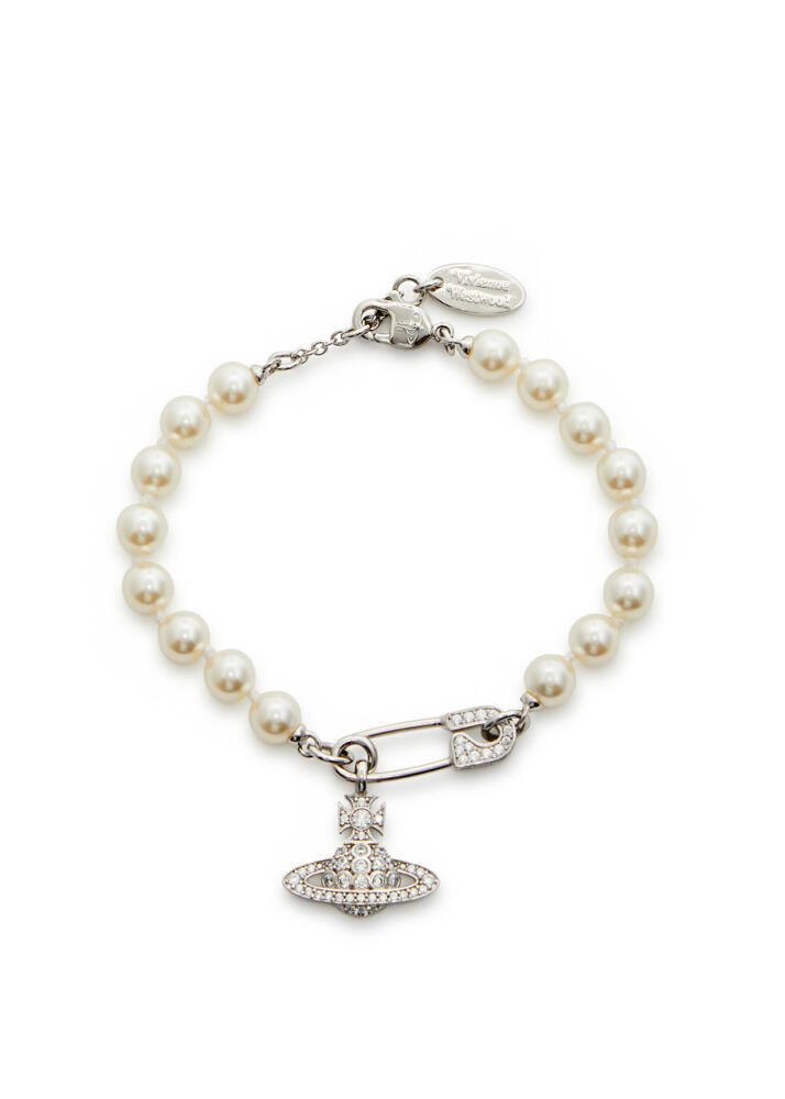 Vivienne Westwood Lucrece Embellished Pearl Bracelet - Cover