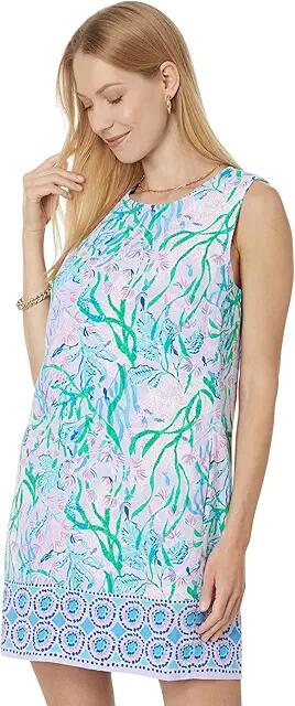 Lilly Pulitzer Edita Shift (Multi Seacret Escape Engineered Woven Dress) Women's Dress Cover