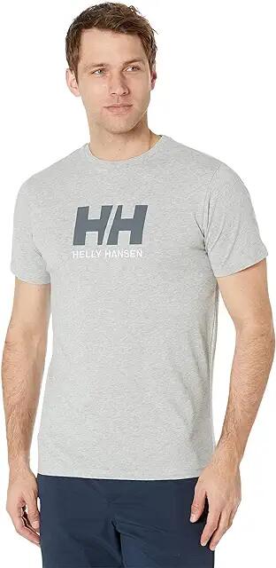 Helly Hansen HH Logo T-Shirt (Grey Melange) Men's Clothing Cover