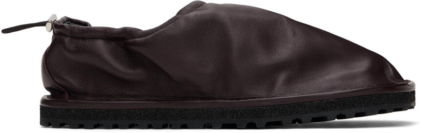 Dries Van Noten Brown Drawstring Slippers Cover