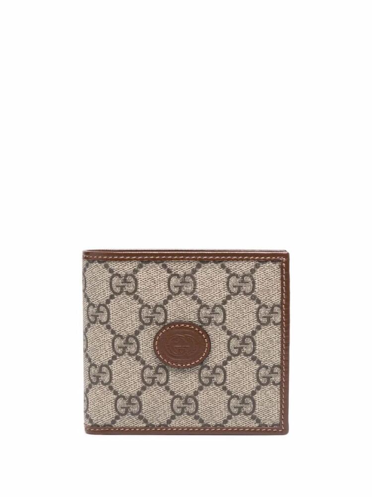 Gucci Interlocking G flap-pocket bi-fold wallet - Neutrals Cover