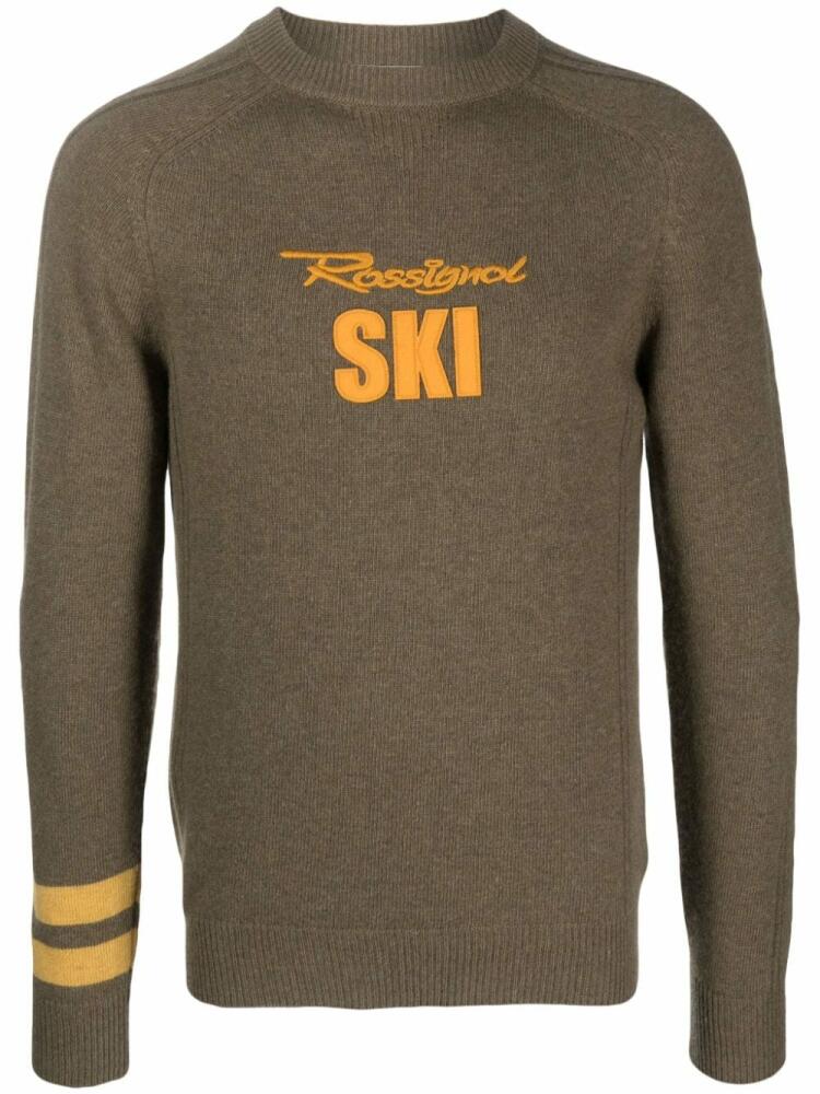 Rossignol Signature logo-embroidered sweater - Green Cover