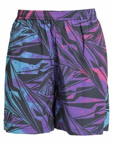 Aries Man Beach shorts and pants Purple Polyamide, Elastane Cover