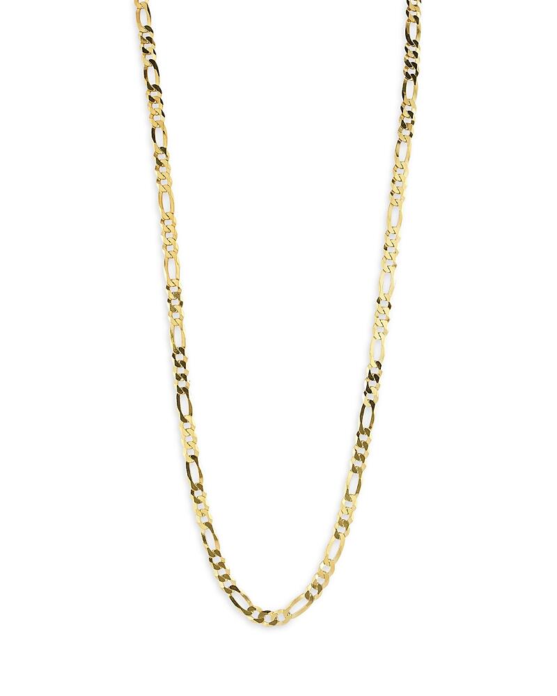 Milanesi And Co 18K Gold Plated Sterling Silver Figaro Chain Necklace 5mm, 22 Cover