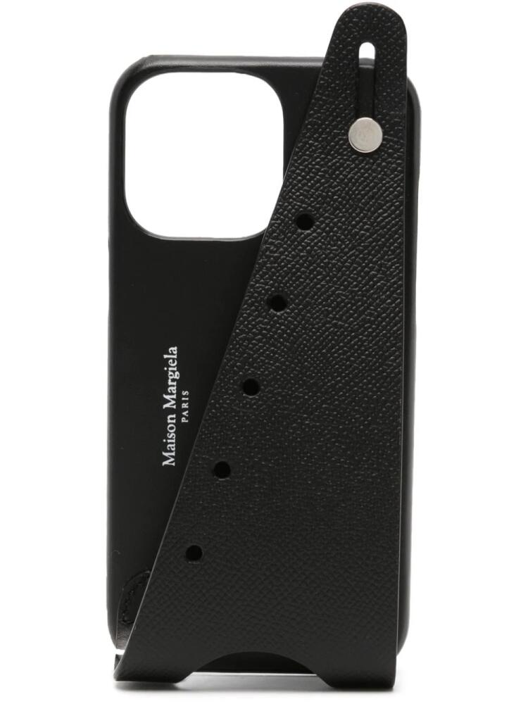 Maison Margiela snatched-handle iPhone 14 Pro Max case - Black Cover