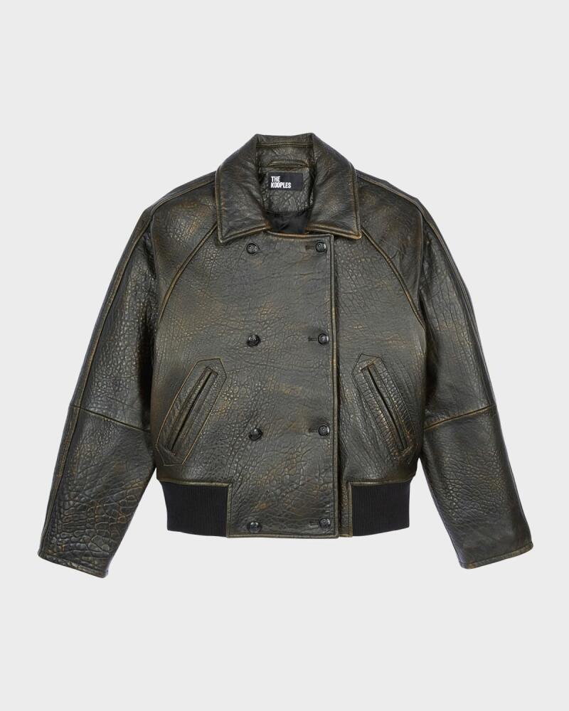 The Kooples Embossed Leather Jacket Cover