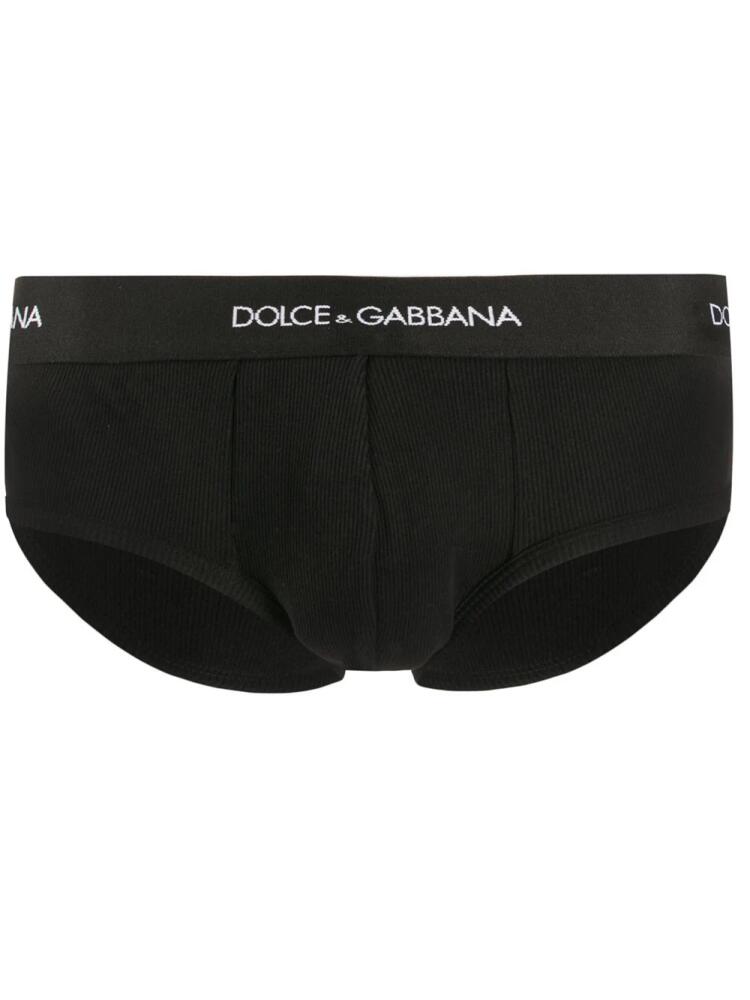 Dolce & Gabbana logo jersey briefs - Black Cover