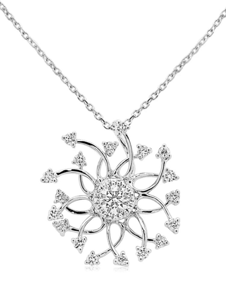 HYT Jewelry 18kt white gold diamond pendant necklace - Silver Cover