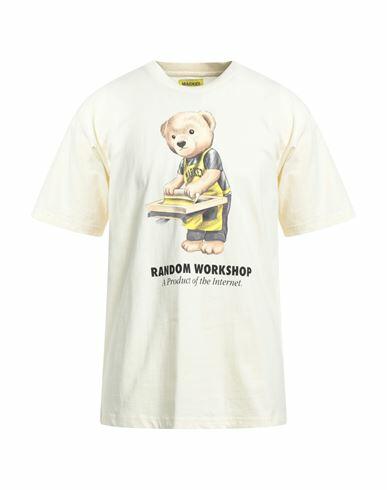 Market Random Workshop Bear Tee Man T-shirt Light yellow Cotton Cover