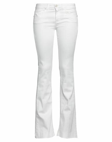 Twenty Easy By Kaos Woman Jeans White Tencel, Cotton, Polyester, Elastane Cover