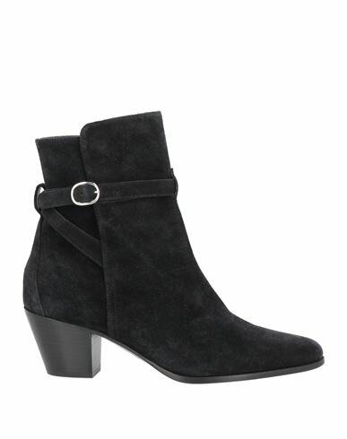 Celine Woman Ankle boots Black Soft Leather Cover