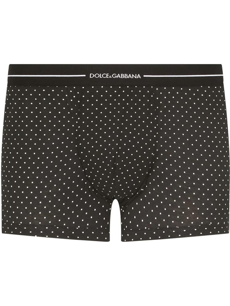 Dolce & Gabbana polka-dot boxers - Black Cover