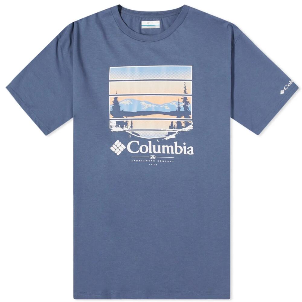 Columbia Men's Path Lake™ Vista Graphic II T-Shirt in Dark Mountain Cover