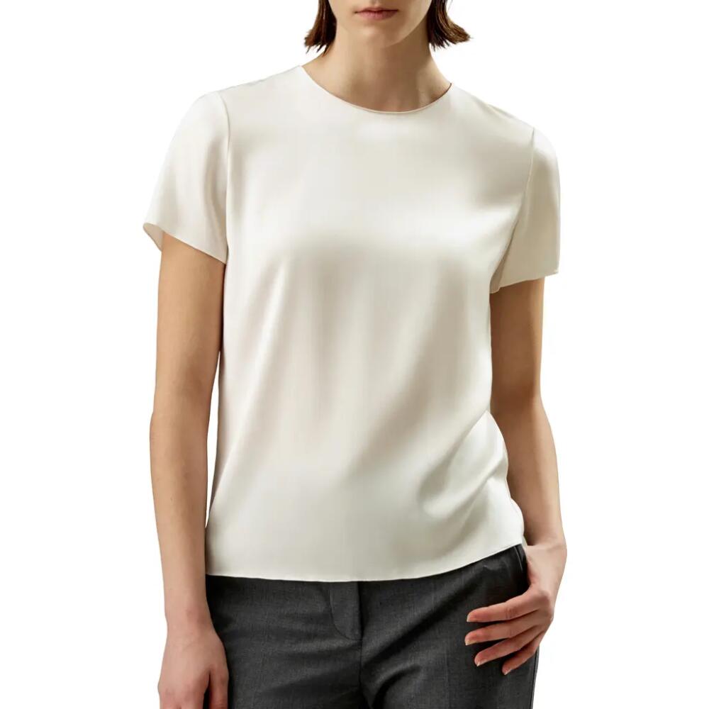 Lilysilk Basic Silk T Shirt in Natural White Cover