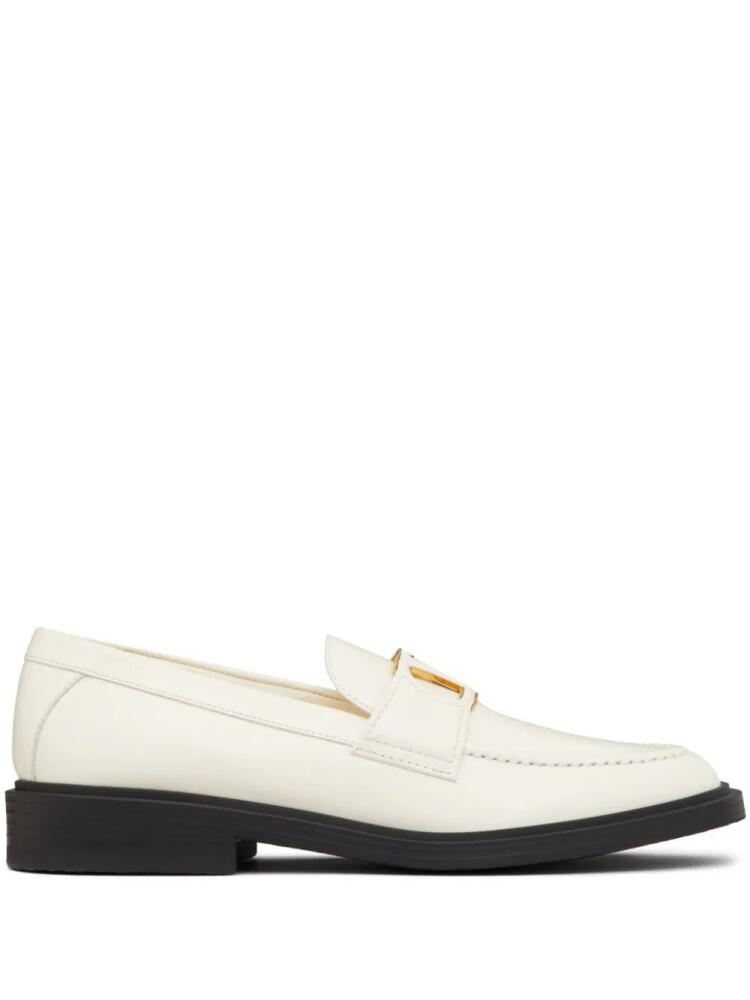 Valentino Garavani VLogo Signature leather loafers - White Cover