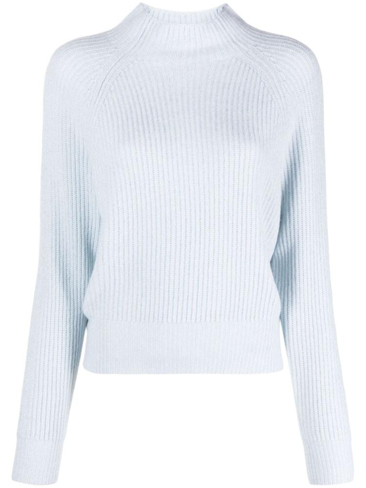 Allude ribbed-knit cashmere jumper - Blue Cover