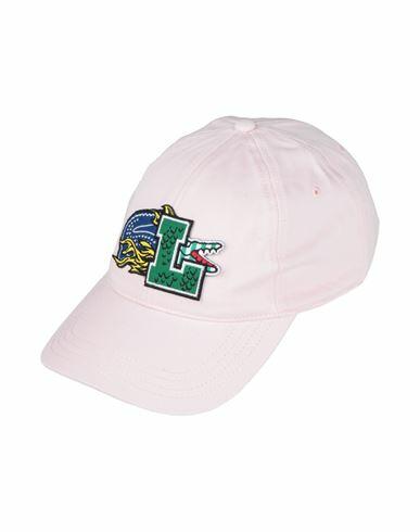 Lacoste Man Hat Pink Cotton Cover