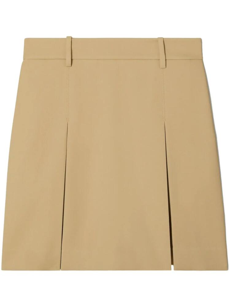 Tory Burch pleated golf miniskirt - Neutrals Cover