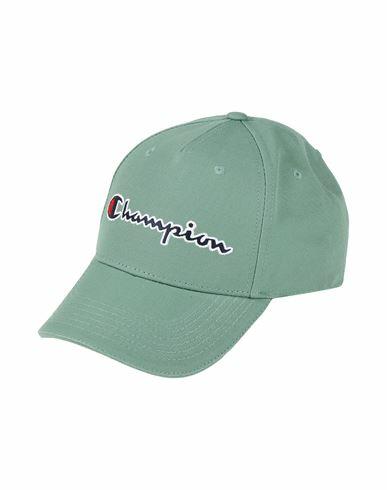 Champion Man Hat Green Cotton Cover