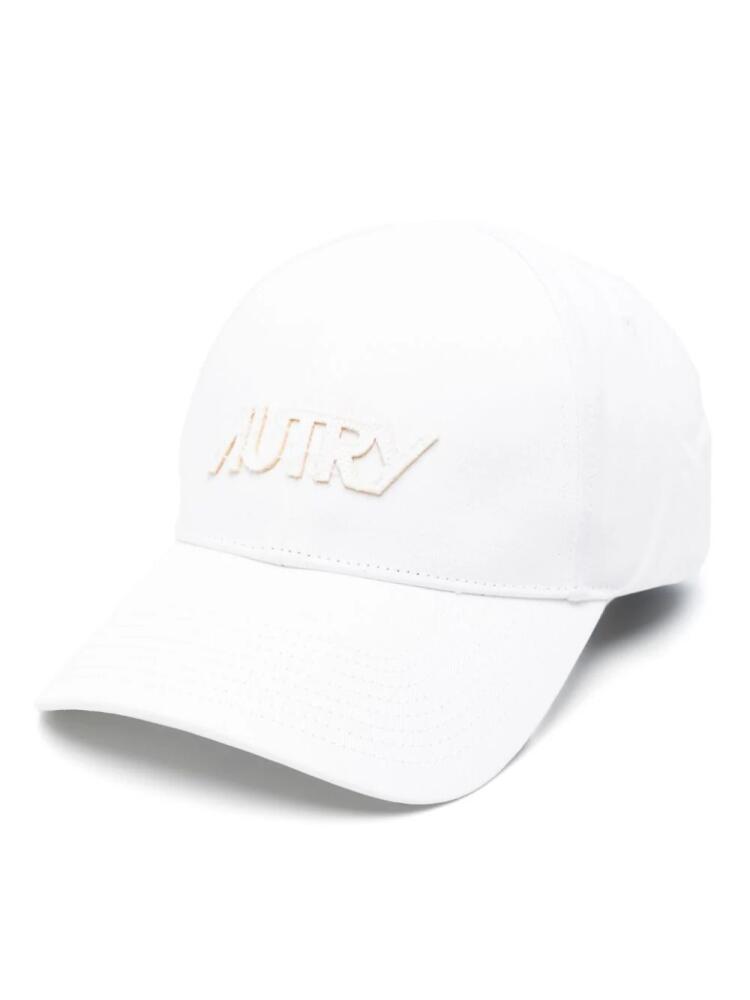 Autry logo-patch cotton hat - White Cover