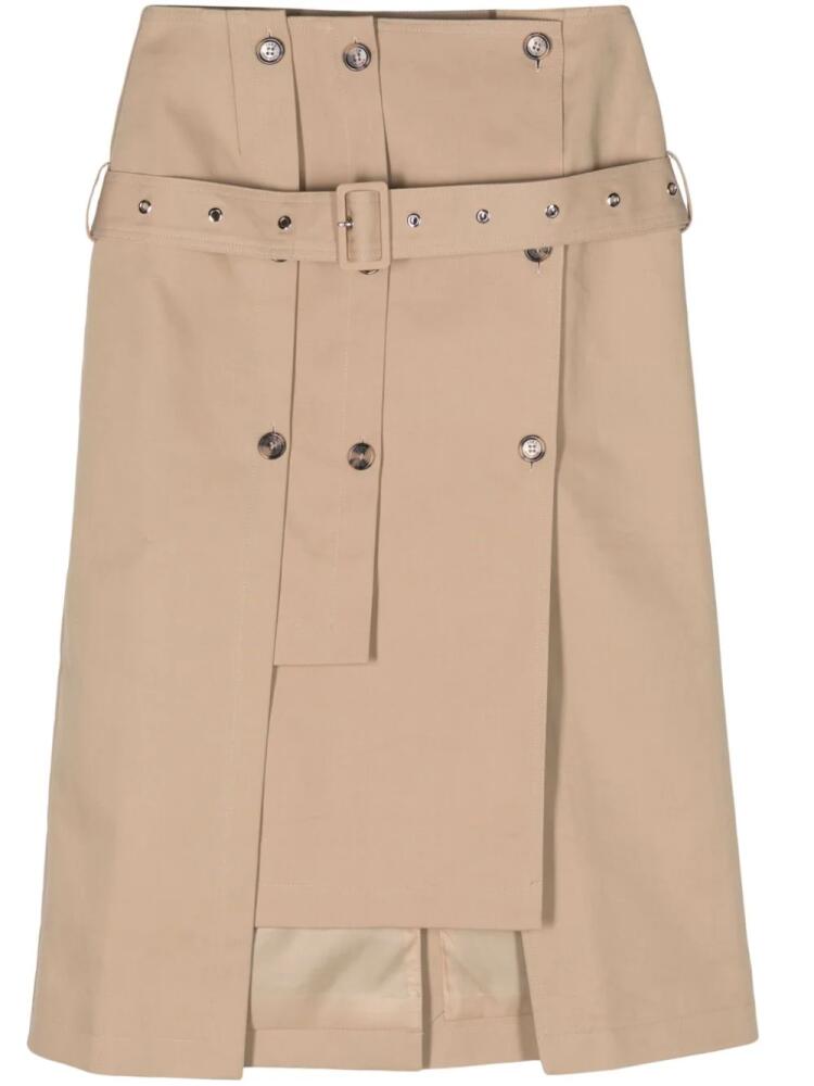 Rokh panelled asymmetric skirt - Neutrals Cover