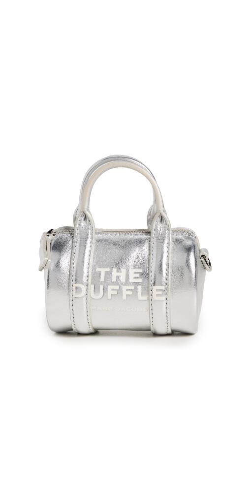 Marc Jacobs The Nano Duffel Crossbody Bag Silver Cover