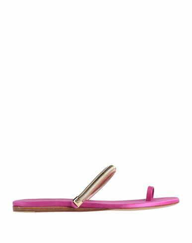 Giorgio Armani Woman Thong sandal Fuchsia Goat skin Cover