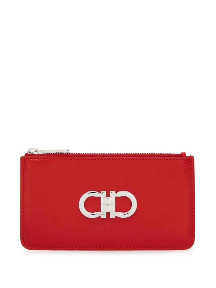 Ferragamo Gancini leather cardholder - Red Cover